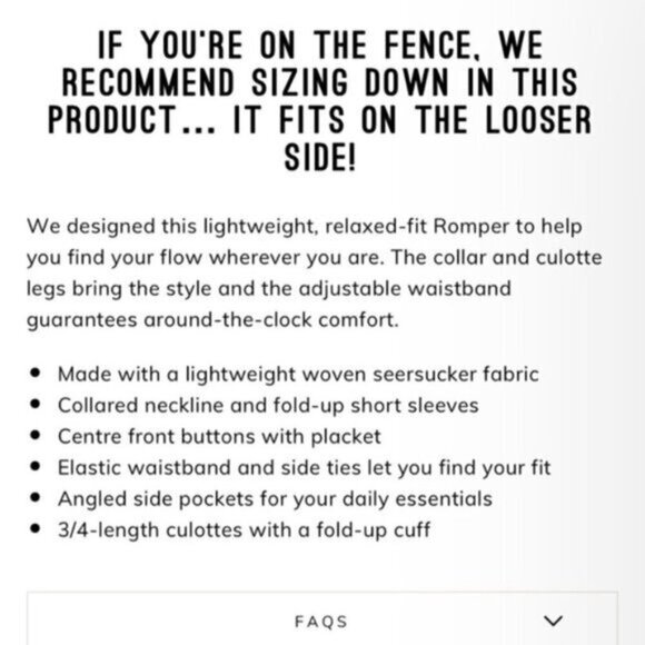 NWT Smash + Tess Fresh Romper‎ Stripe Jumpsuit Women Size Small - Picture 10 of 10